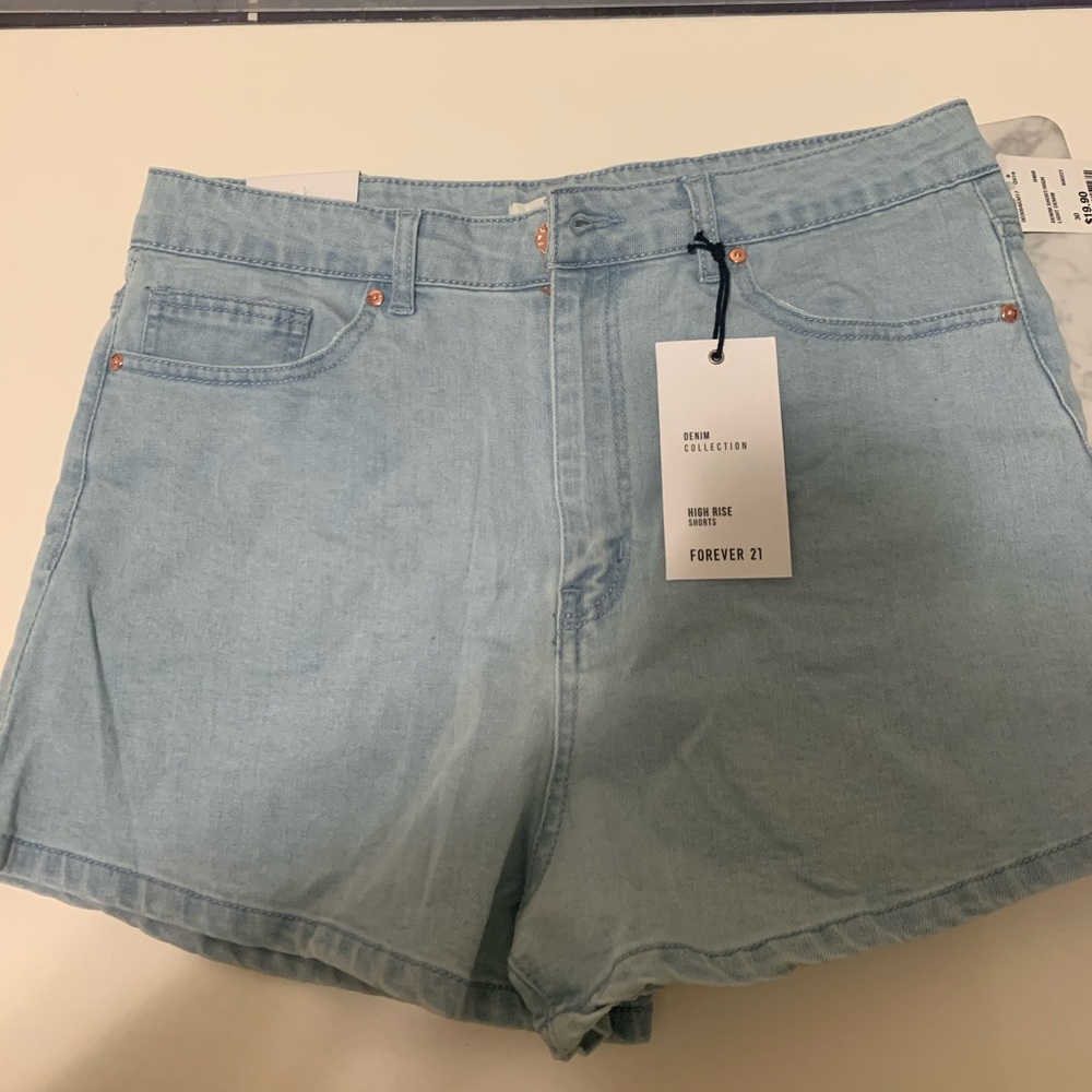 Jean Shorts High Waisted